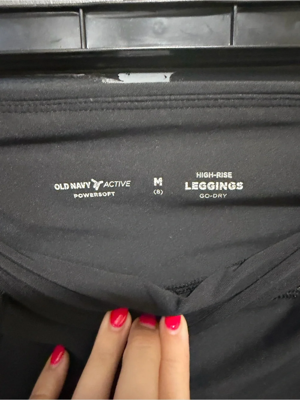 Old Navy High-Rise Black Active Leggings - girls